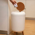 Compact plastic mini dustbin ideal for home waste disposal