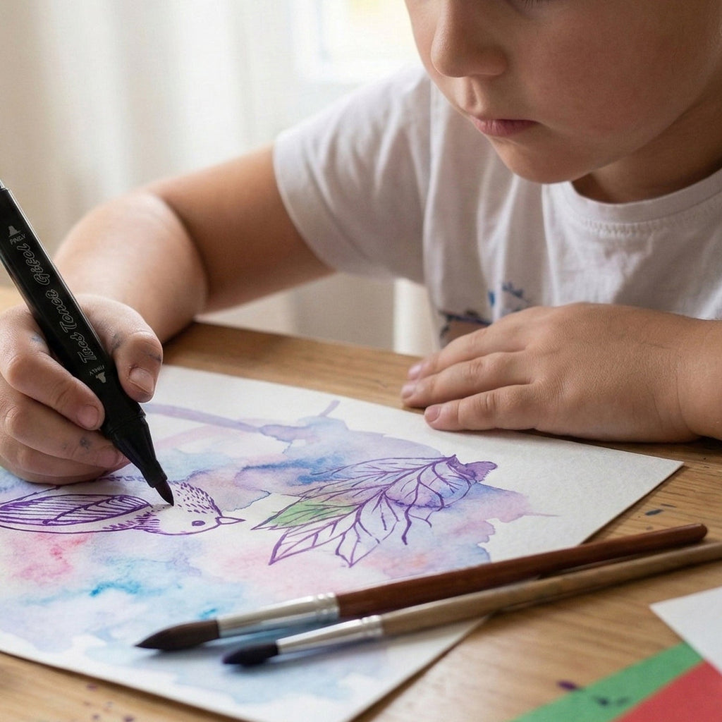 Professional drawing markers for illustration and coloring