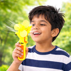 Child-friendly handheld fan with smooth blades for safe use
