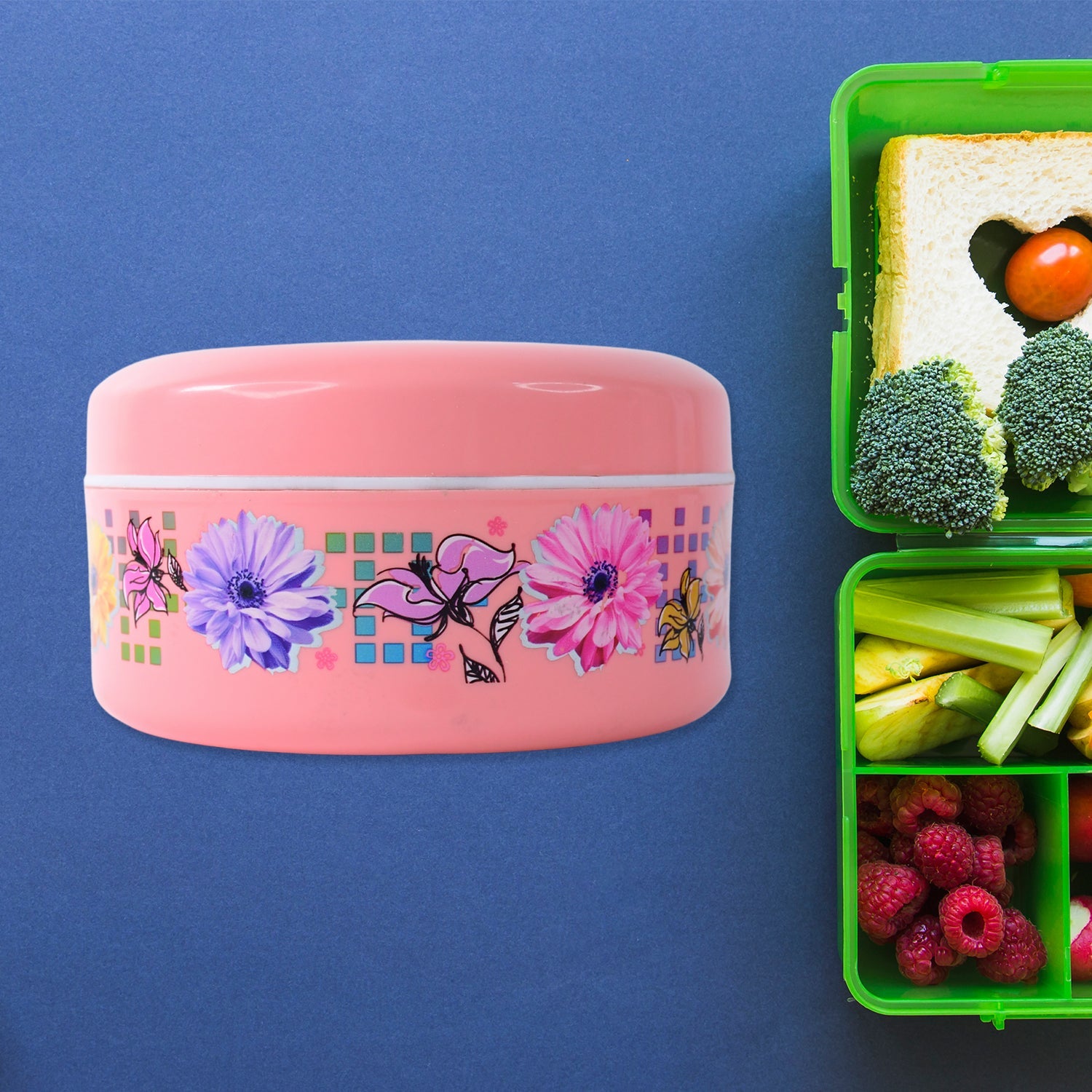 Temp tote insulated round lunch box for keeping food warm