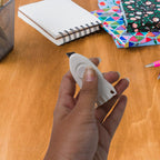 Mini Cloud Box Cutter held in hand for size reference