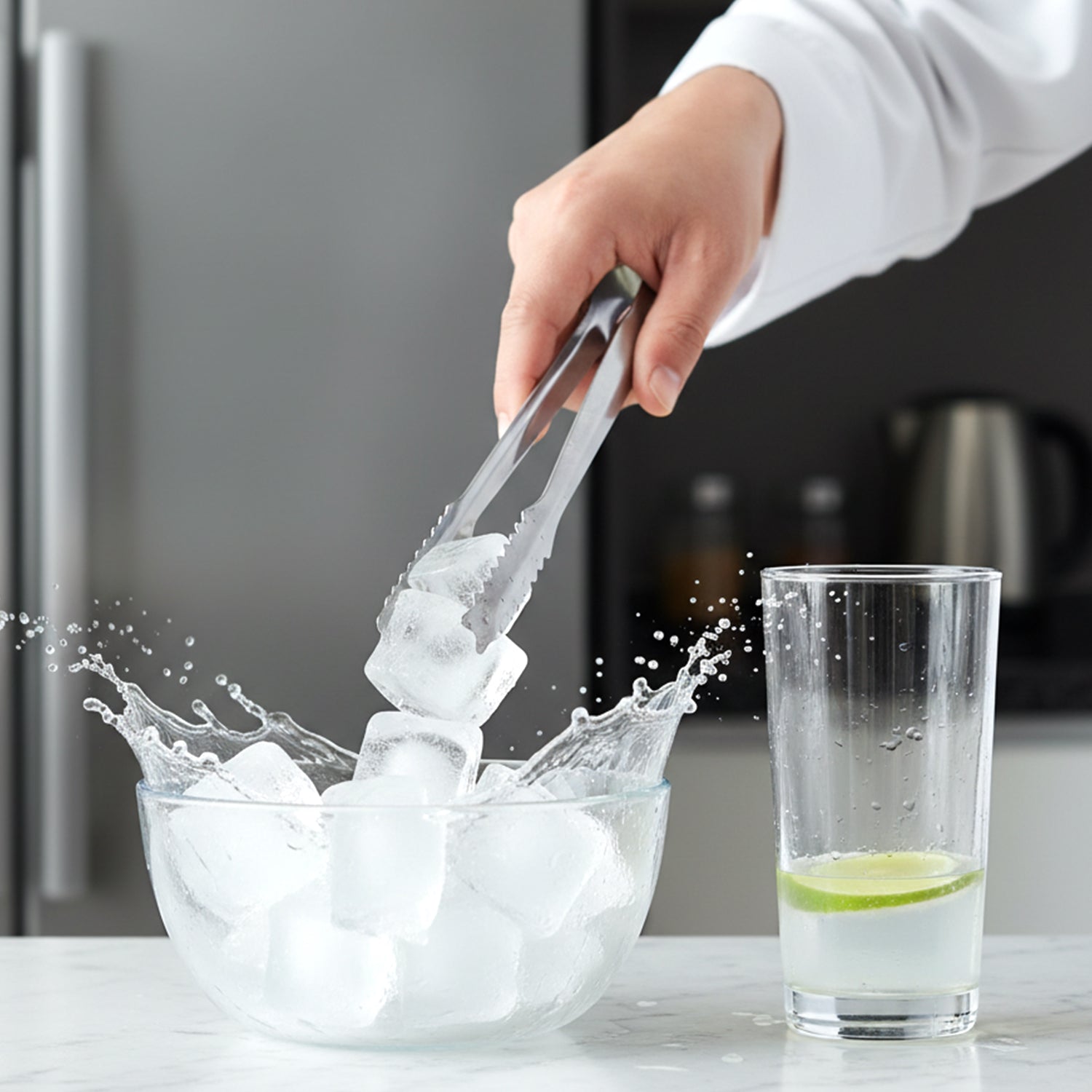 Multipurpose kitchen tools including garlic crusher, tongs and spatula