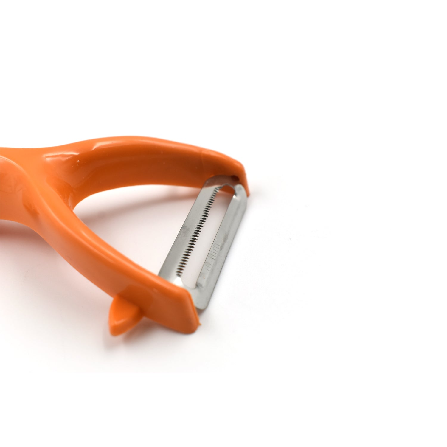 Practical Y-shape peeler making light work of fruit and vegetable skins.