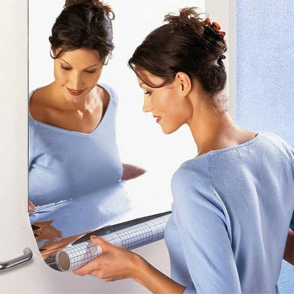 DIY wall mirror sticker sheet for home decorating