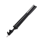 Adjustable head of a DSLR camera tripod, showcasing its flexibility for panning shots.