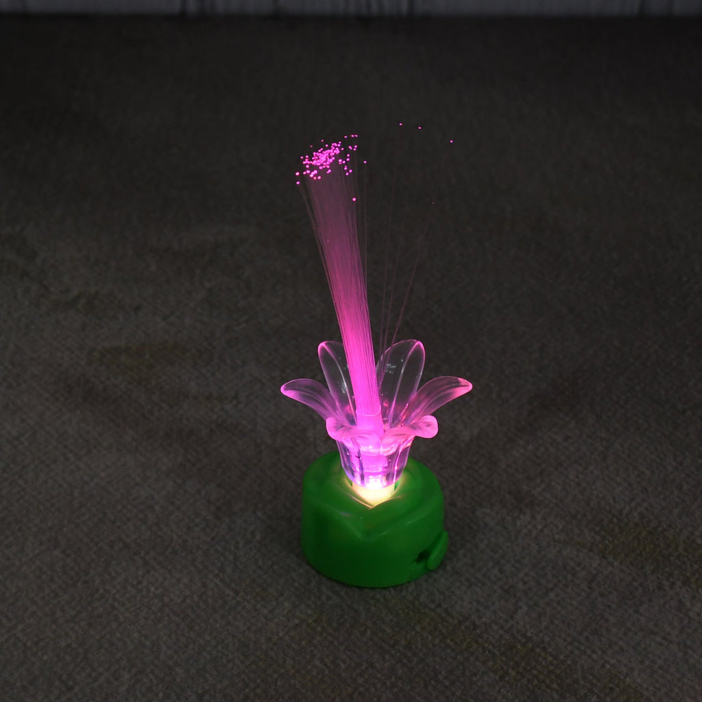 LED candlelight glowing with a warm and inviting multicolor light.