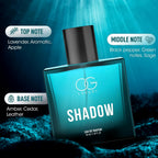 OG Beauty Luxury Shadow Eau de Parfum elegant modern bottle design