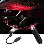 A captivating galaxy light projected onto a car's ceiling, enhancing the ambient car lighting.