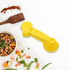 Versatile plastic measuring spoons suitable for various kitchen tasks.