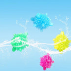 Softened clothes next to the Laundry Dryer Balls, highlighting the product's effect.