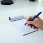 Open pocket notebook showing smooth, high-quality pages ideal for note-taking