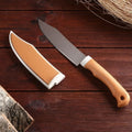 Quickslice ceramic kitchen knife with sharp Zirconium blade and protective cover.