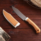 Quickslice ceramic kitchen knife with sharp Zirconium blade and protective cover.