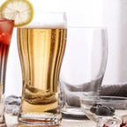 Vista unbreakable plastic pitcher glass set showing clarity and design
