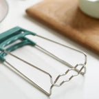 Wear-resistant kitchen tongs with non-slip ABS plastic handle