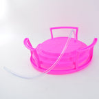 Plastic water pot stand set holding water pots securely