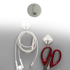 Stylish steel multipurpose wall hooks for various hanging needs.