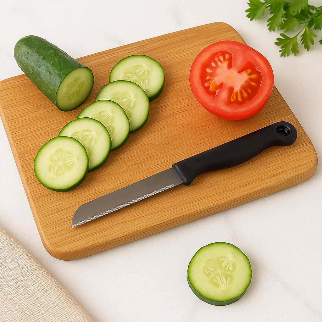 Assorted knives from Supermom stainless steel kitchen knife set