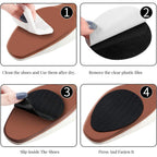Packaging for Velvet Wellness Non-Slip Shoe Pads, ready for retail.
