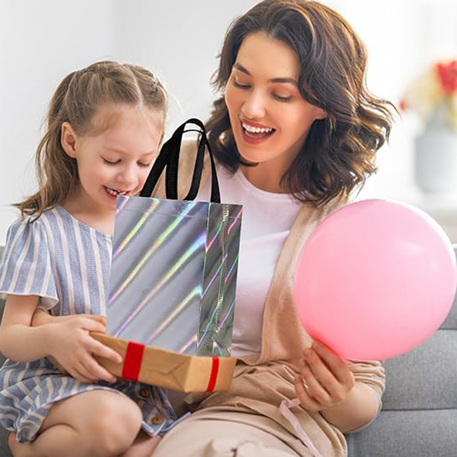 Eco-friendly reusable gift bag perfect for birthday celebrations