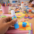 Smooth application glue stick perfect for school projects