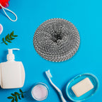 Ergonomic long handle of the kitchen dish brush, designed for comfortable grip and efficient cleaning.