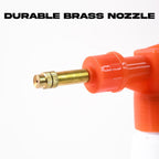 Side view of 1 liter handheld pressure water sprayer bottle for gardening