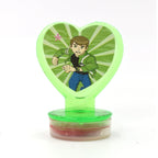 Six unique cartoon heart stamps, perfect for rewarding young achievers.