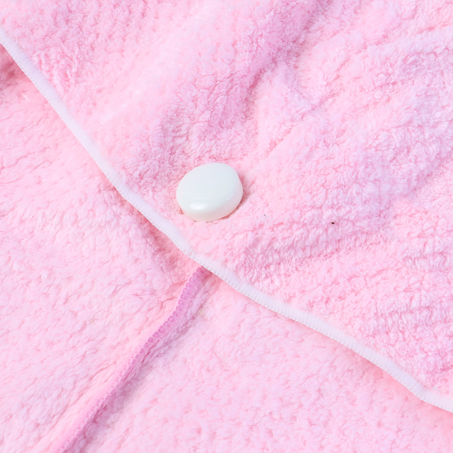 Closeup view of microfiber hair towel wrap texture