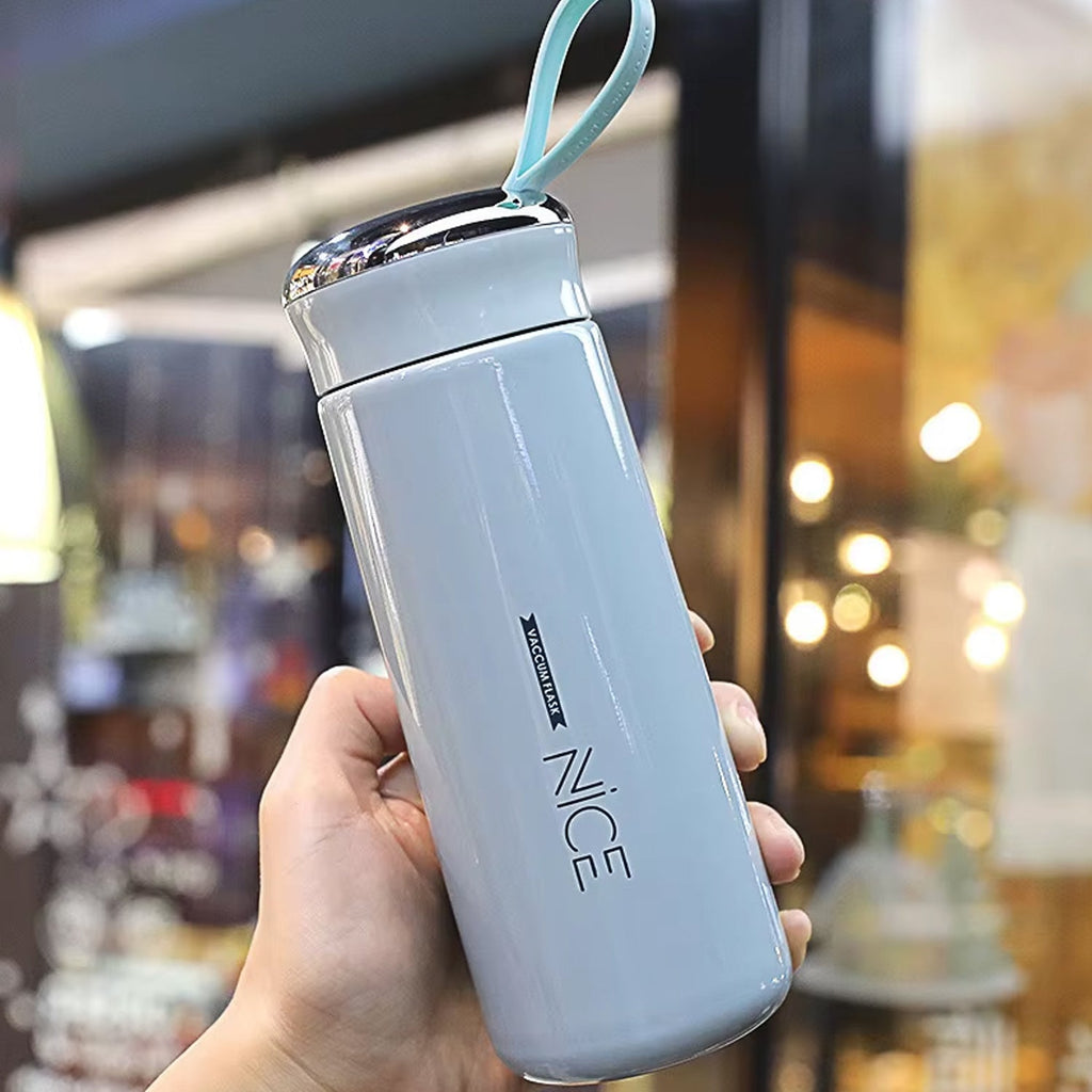 Specifications details printed for glass water bottle 400ml