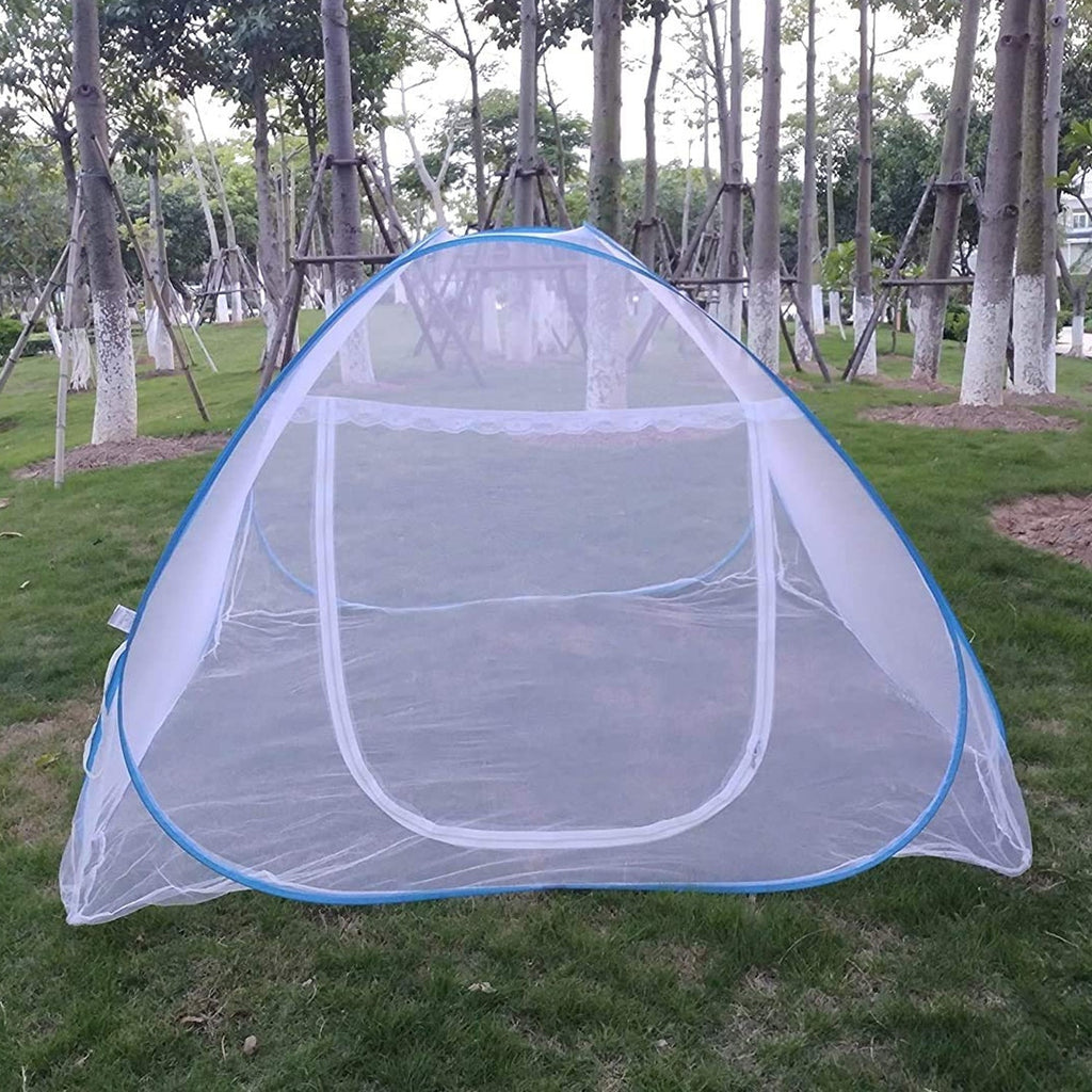 Sleep zone canopy polyester mosquito net tent with zipper entry