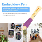 Complete DIY Punch Needle Tool Kit, ideal for creating unique home decor items.
