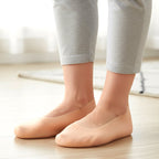 Silicone heel protector socks worn on feet for foot care and crack prevention