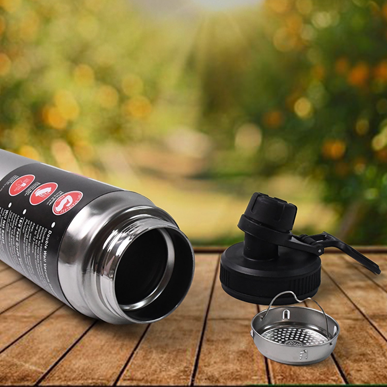 Steel Sip insulated water bottle made with durable stainless steel