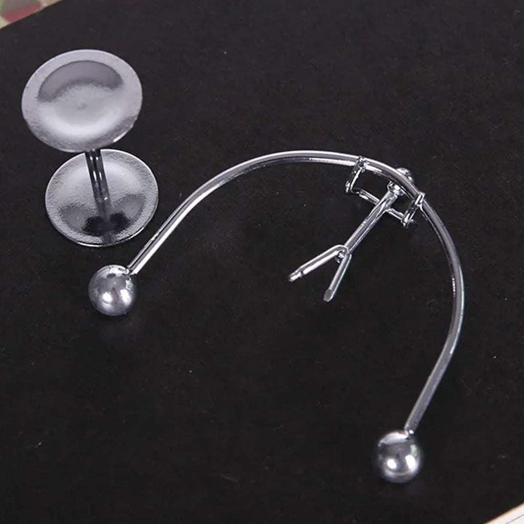 A desk toy balance ball in action, providing a calming visual experience.