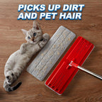 Wet and dry cleaning microfiber mop pad refill suitable for multiple surfaces