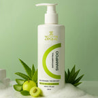 Foam lather of anti hair fall shampoo on hand