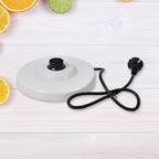Cordless Siplix electric kettle on its 360° power base, offering easy handling.