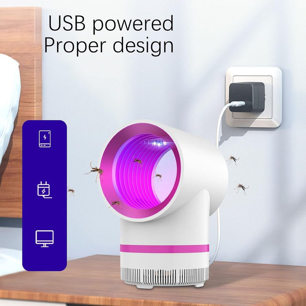 Family-protecting USB mosquito catcher electric lamp for indoor use