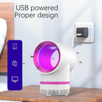 Family-protecting USB mosquito catcher electric lamp for indoor use