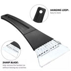 Ergonomic handle of the car window defroster for comfortable grip.