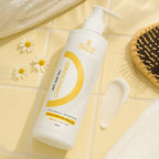 Side view of anti hair fall conditioner pump bottle