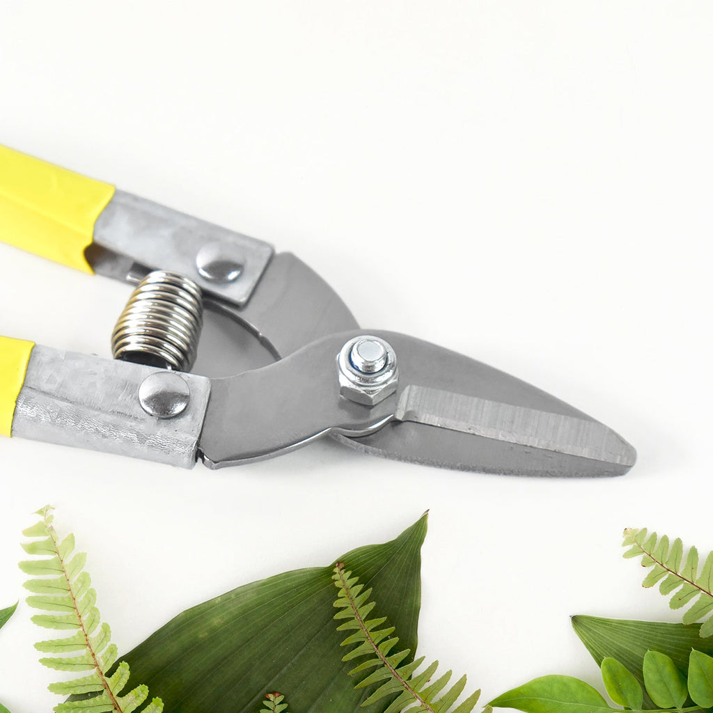 Sharp stainless steel blades of precision micro garden snip for clean cuts