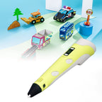 Side view of the Mind Craze 3D Printing Pen, highlighting its comfortable design.