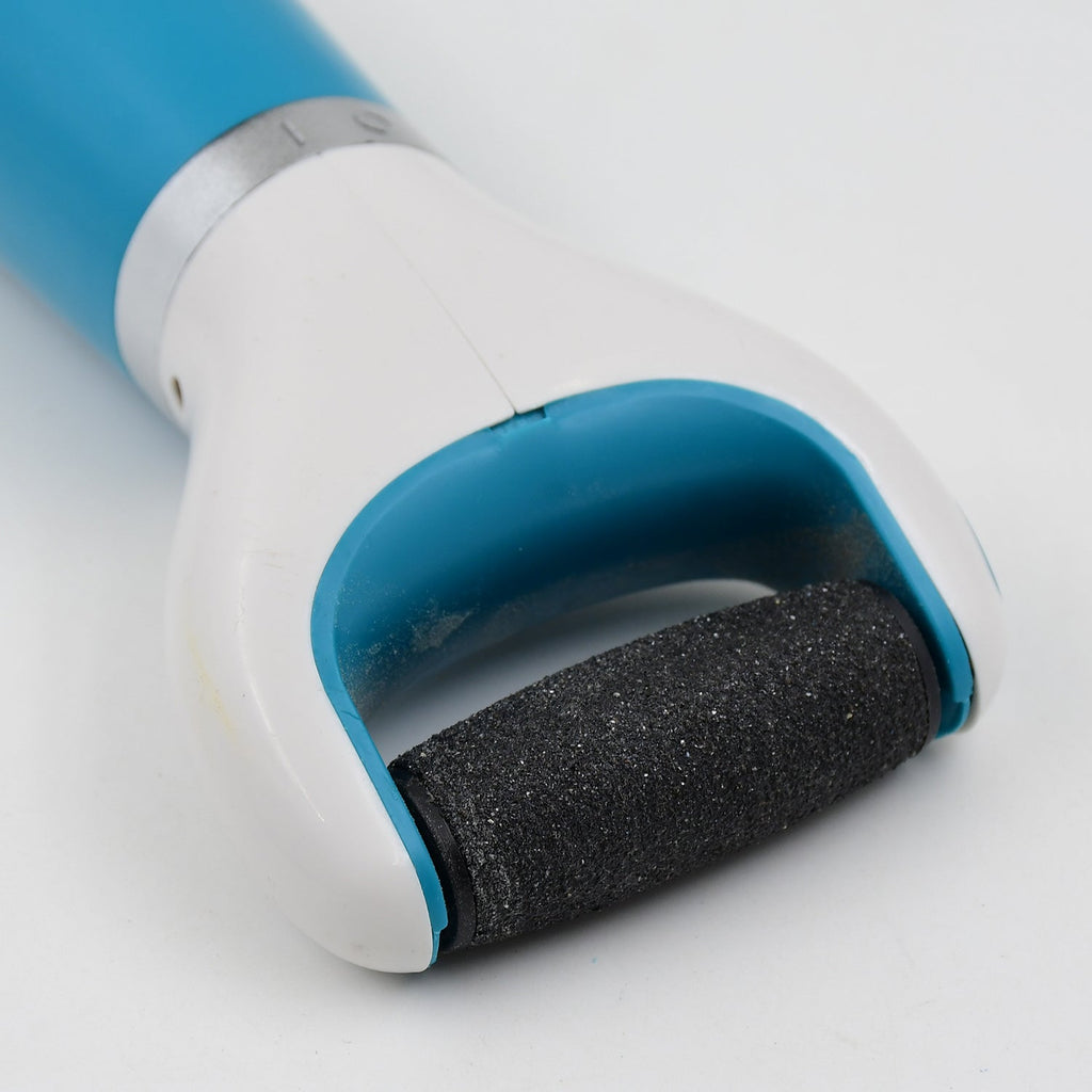 Achieving smooth, soft feet with the electric dry foot file.