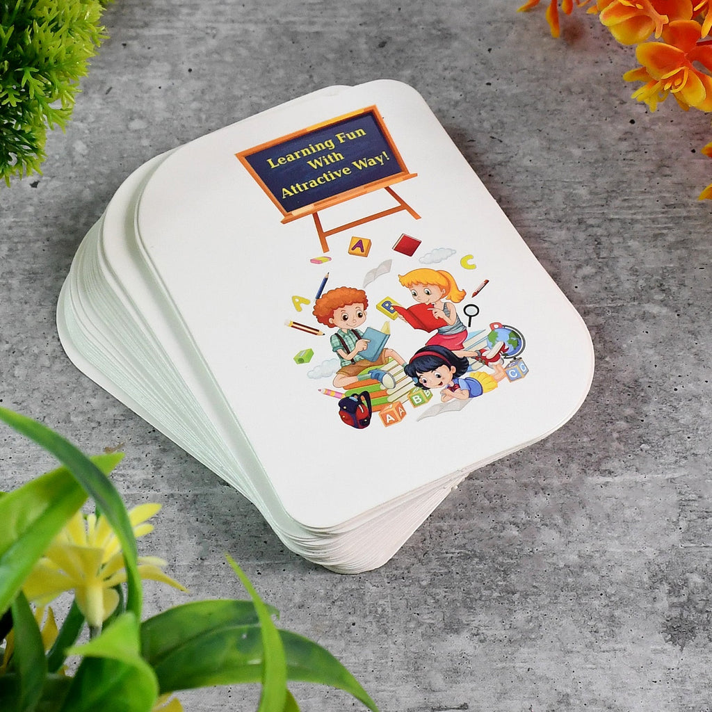 Early learner number flashcards with interactive math activities