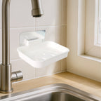 Wall mounted soap dish holder ideal for bathroom and kitchen
