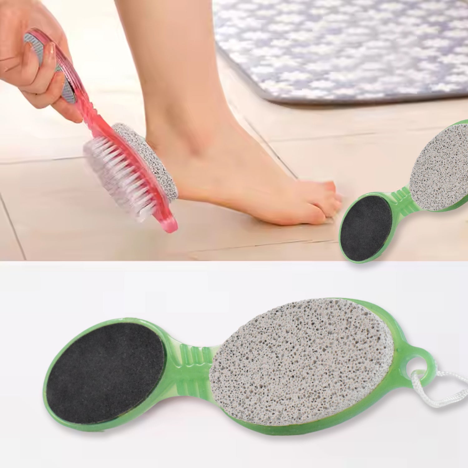 Durable pedicure brush for removing dead skin and calluses