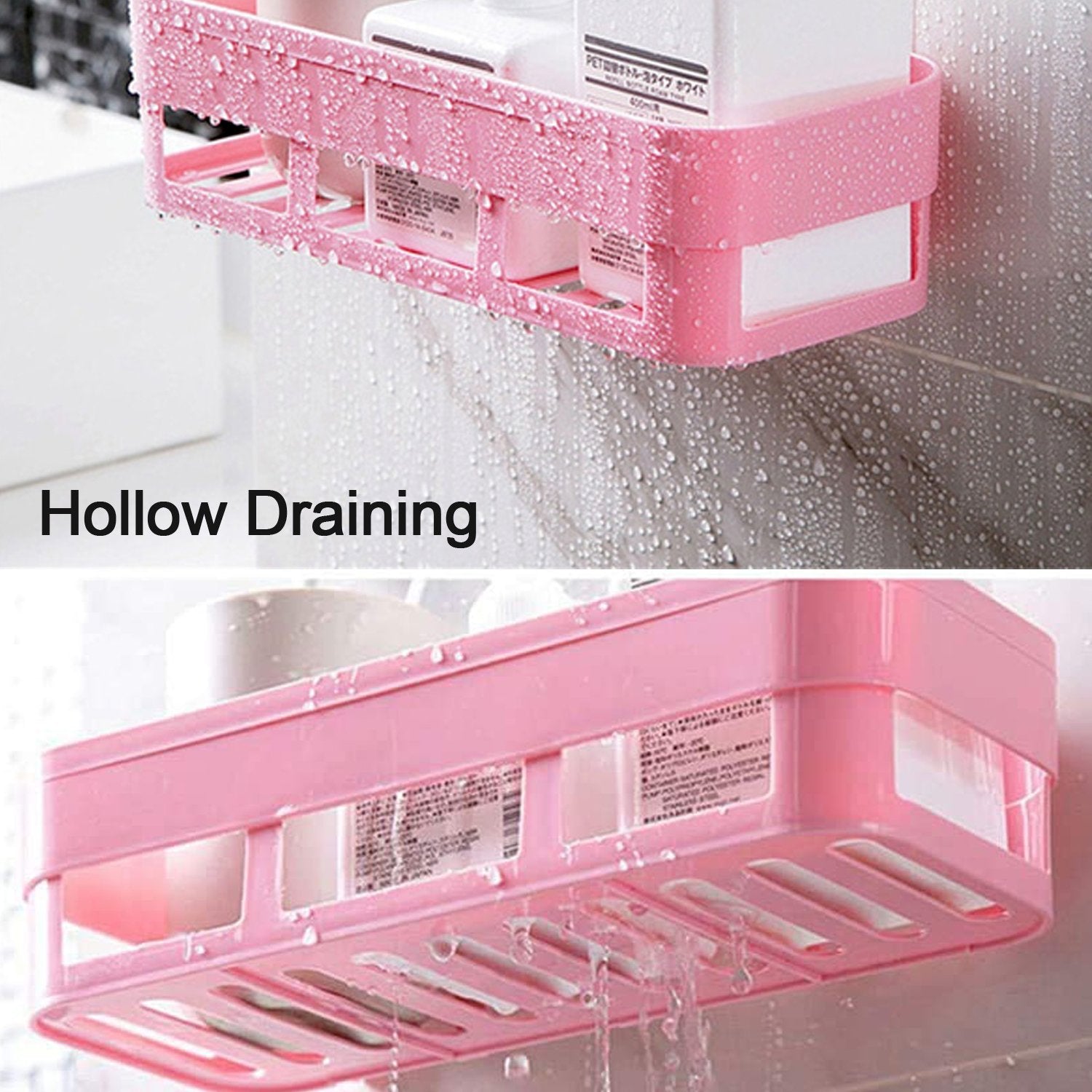 Organise your bathroom essentials with this convenient shower corner caddy.