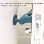 Easy-to-install silicone door handle cover demonstrating its flexible fit.